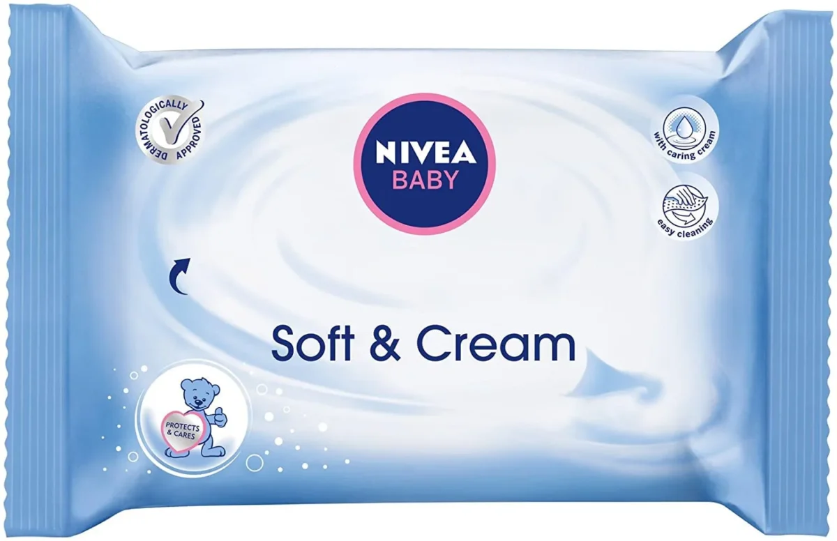 lingettes nivea bébé soft creme