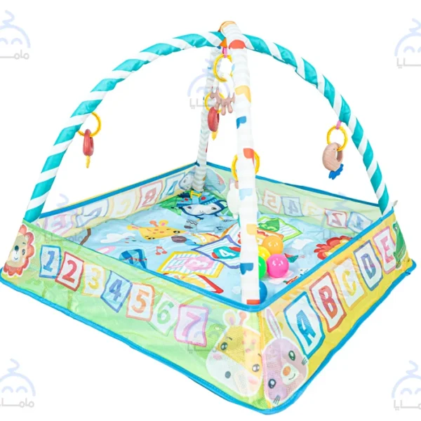 tapis déveil bébé hippo carre 2